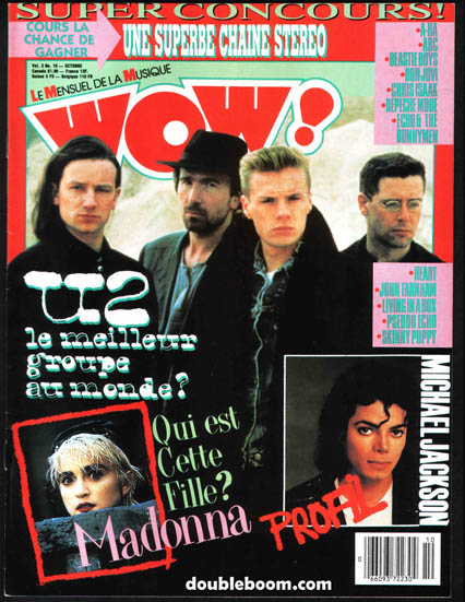 WOW Octobre 1987 - U2